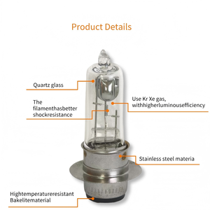 Xe máy ánh sáng bóng đèn rõ ràng ánh sáng đèn pha xe ánh sáng bóng đèn xe gắn máy duy nhất-claw chùm liên kết P15D-25-1 12V 35/35W - Product Image 3