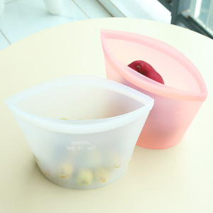Sacs de conservation alimentaire en silicone réutilisables, étanches et de qualité alimentaire, vente en gros - Product Image 3