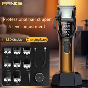 Set Profesional de Afeitadora Eléctrica y Recortadora de Pelo para Hombre, Recargable y Resistente al Agua - Product Image 3