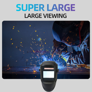 Gafas de soldar de gran tamaño con 4 sensores de arco DIN5-DIN13, oscurecimiento automático solar, para soldadura TIG MIG MMA y rectificado, con color real, suministros de soldadura - Product Image 6