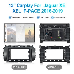 NaviHua 13.3 Inch Touch Screen Android Car Radio Multimedia DVD Player Carplay for Jaguar XE F Pace 2015-2019 Portable Dashboard - Product Image 2