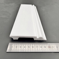 Plinthe en polystyrène PS durable, résistante à l'eau, légère, facile à découper et à installer