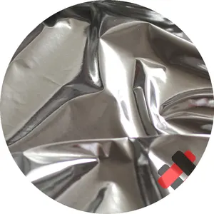 Hoge Reflecterende Pu Gecoat Waterdicht Polyester Zilveren Folie Spiegel Stof