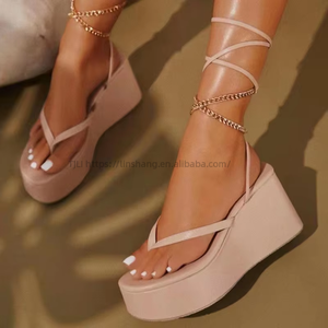 Autumn New Cross-Border Foreign Trade Heeled Sandals for European American Women Plus Size 43 Yards Thin <b>Heel</b> Women's Shoes - Product Image 3
