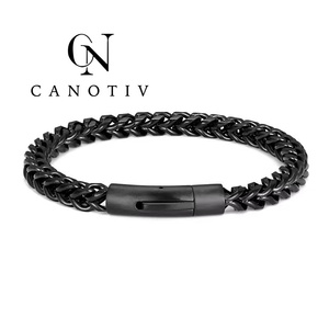 Pulsera de Cadena Dorada para Hombre y Mujer, Acero Inoxidable, Huesos de Dragón, Cadena de Eslabones, Joyería de Muñeca Moderna - Product Image 3