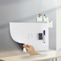 Tableau blanc mural magnétique adhésif en fer doux de haute qualité pour enfants, tableau de dessin effaçable, graffiti DIY