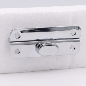 <b>Flute</b> Case Metal Push Lock Chrome Zinc Alloy Hardware For Musical Instrument Case Wine Case Accessory 48.5Mm Width - Product Image 1