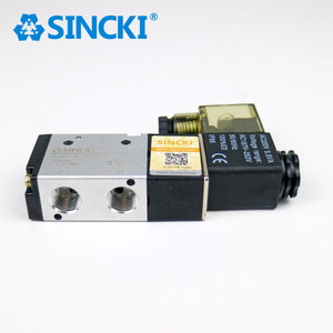SINCKI endüstriyel 3/<span class=keywords><strong>2</strong></span> yollu Solenoid vana DC24V pnömatik elektrikli hava kontrol vanaları 3V110-M5 3V210-08 3V310-10 3V410-15 - Product Image 3