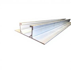 Rail de guidage en alliage d'<span class=keywords><strong>aluminium</strong></span> série 6000 avec traitement de surface par oxydation argentée, procédé de soudage pour les outils de transport - Product Image 1