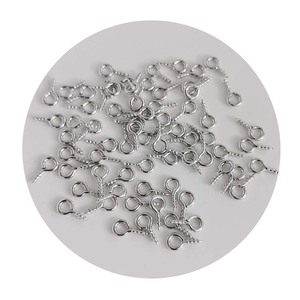 Mini alfileres pequeños y pequeños, ganchos <span class=keywords><strong>para</strong></span> ojos, <span class=keywords><strong>ojales</strong></span>, tornillos roscados, cierres de oro, ganchos, accesorios de joyería <span class=keywords><strong>para</strong></span> hacer bricolaje - Product Image 2