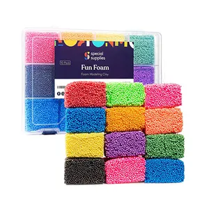Promotion making school home decoration DIY for kids children non dry magic foam bead putty foam clay