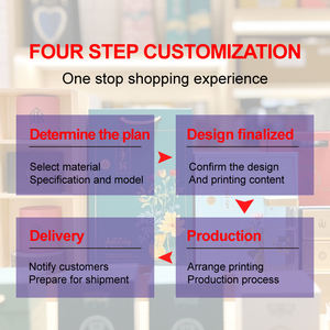 فاخر مخصص بشعار مطبوع وصديقي للورق المقوى الذهبي غير اللامع صندوق هدايا صلب قابل للطي - Product Image 5