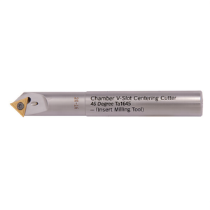 Fraise de centrage à chanfrein en V 45 degrés avec plaquette Ta1645 - Product Image 2