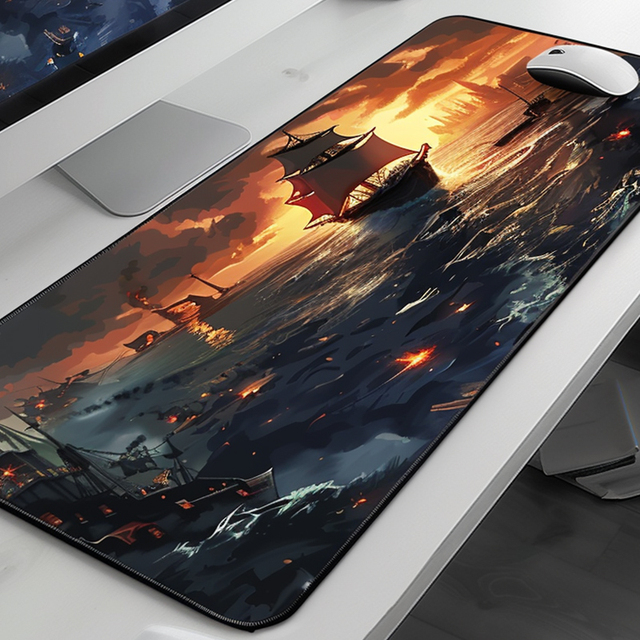Wholesale Customized High Quality Cartoon Gaming Mousepad Sublimation Printing Water Resistant Eco-Friendly Rectangle Computer