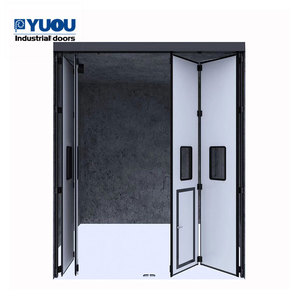 <span class=keywords><strong>Atelier</strong></span> <span class=keywords><strong>d</strong></span>'entrepôt industriel de haute qualité aux normes européennes Panneau en mousse PU en acier <span class=keywords><strong>Porte</strong></span> pliante <span class=keywords><strong>coulissante</strong></span> à deux volets - Product Image 2