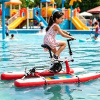 Vélo aquatique plat pour enfant, style SUP, ponton flottant plat, cadre en aluminium, profilé, portable, taille personnalisée, de Chine, Lumark