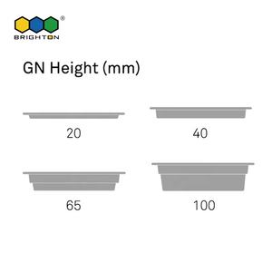 Plateau gc de qualité alimentaire en mélamine, rectangulaire, 65mm, 1/1g pour le service des aliments - Product Image 6