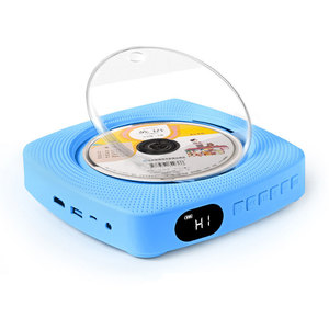 Lecteur de CD rétro avec télécommande, haut-parleur sans fil portable, lecteur USB avec recharge, lecteur audio pour voiture et maison - Product Image 1