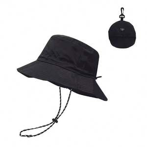 Chapeau Bob Enfant Personnalisé en Polyester Coupe-Vent et Imperméable, Pliable pour Pêche en Extérieur, Chapeau de Soleil avec Sangle Mentonnière Sécurisée pour Randonnée et Camping - Product Image 5