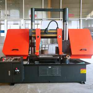 Scie à ruban horizontale en métal avec dispositif de serrage hydraulique et fonction de coupe multi-angles - Product Image 1