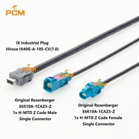Câble Ethernet automobile Splitter IX Plug vers H-MTD AEcable 2Y Rosenberger Hirose IX40G-A-10S-CV E6K10A-1CAZ5-Z E6S10A-1CAZ5-Z