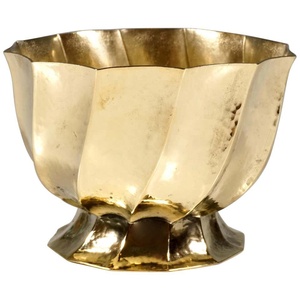 ชามใส่อาหารทำจากเหล็กเคลือบทองสำหรับร้านอาหารและโรงแรมชามเสิร์ฟซุปผลไม้และก๋วยเตี๋ยวโลหะสำหรับงานเลี้ยง - Product Image 1