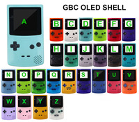 Coque de boîtier prédécoupée avec Kit de boutons pour s'adapter à l'écran GBC OLED pour la Console de jeu GBC