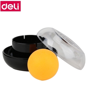 Deli 9109 appareil à main humide outil mignon doigt mouillé pour le bureau de l'analyseur bancaire fichier organiser fourniture boule ronde bureau papier mate - Product Image 4