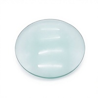 10x Clip-on Magnifier Green Glass Optical Convex Lens Round Reading Loupe