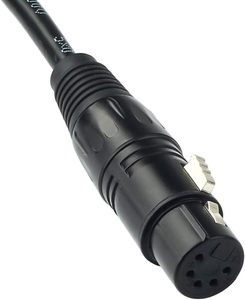 Câble d'éclairage DMX DMX-512 XLR 5 broches mâle vers XLR 5 broches femelle - Product Image 3