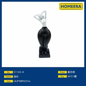 Ornamento decorativo elegante in resina L8xW6xH27cm per decorazioni per la casa e regali Design elegante - Product Image 1