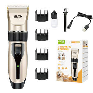 Pelo eléctrico de carga USB para cortadora con extremo hembra NEMA 15A corriente nominal enchufe de EE. UU. hoja de acero inoxidable estándar para mascotas - Product Image 1