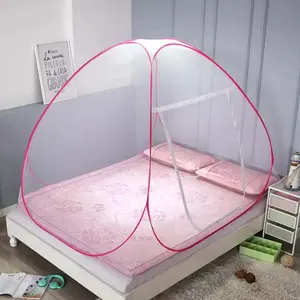Pop up home make princess folding mongolia mosquito net tent for double bed