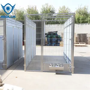 High Quality Anti Rust Dog Kennels Iron Customization Dog Kennel Wholesale Large Outdoor Kennel for Dog Hotel