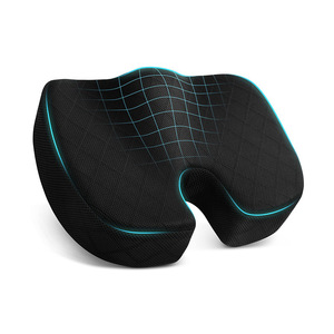 Coussins de <span class=keywords><strong>siège</strong></span> de voiture <span class=keywords><strong>Coussin</strong></span> de <span class=keywords><strong>siège</strong></span> en mousse à mémoire de forme pour tout le monde Coccyx Soulagement de la douleur à la hanche pour les travailleurs assis longtemps Conducteurs Sciatique - Product Image 4