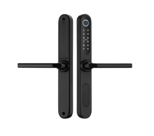 Cerradura inteligente estrecha automática impermeable de doble cara con verificación para puerta batiente de acero inoxidable 304, cerradura de embutir 92 - Product Image 3