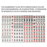 Vente Flash : Ensemble de Mahjong de Luxe en Acrylique 40mm Style Européen et Américain, Argent et Or, Jeu de Société Familial