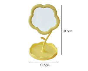 Aangepaste Groothandel Multi Color Zonnebloem Vormige Desktop Bloem Schoonheid Make-Up Spiegel - Product Image 4