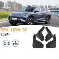 Garde-boue pour voiture BYD Sealion 7, barrières contre la boue, l'eau et le sable, garde-boue pour voiture, accessoires extérieurs pour voiture électrique
