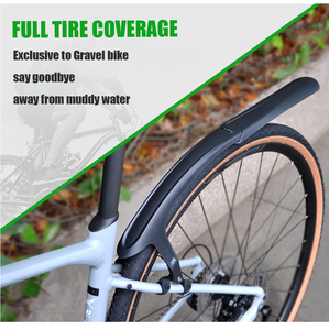 RBRL RL780 Voorwiel <span class=keywords><strong>700C</strong></span> Verstelbaar Kunststof Spatbord voor Racefietsen - Retro Design - Product Image 4