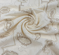 Abayas musulmanes modestes d'été en tissu blanc coton-lin avec broderie Paisley, point de croix et sequins, pour usage quotidien, mariage et tenue religieuse, taille moyenne