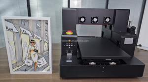 <span class=keywords><strong>Imprimante</strong></span> à plat UV DTF A3 Max neuve, multifonctionnelle, pour film AB, autocollants métalliques, coques de téléphone, bouteilles, verre, impression à l'encre UV - Product Image 3