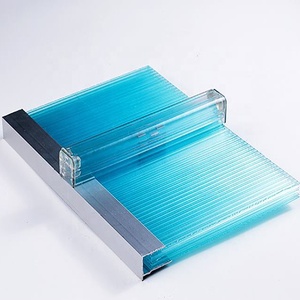 <span class=keywords><strong>Panel</strong></span> <span class=keywords><strong>de</strong></span> <span class=keywords><strong>Policarbonato</strong></span> <span class=keywords><strong>Transparente</strong></span> Ecológico Multicapa con Bloqueo en U para Invernadero, Ideal para Hoteles Modernos - Product Image 1