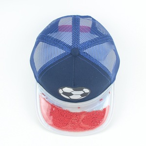 High Quality 5 Panel Customized Printed Logo Tongue Stitching Colored Round <strong>Beads</strong> 5 Panel Trucker Kids Caps