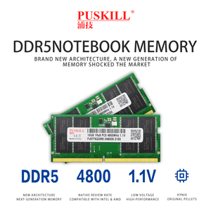 PUSKILL Vente en gros de mémoires DDR5 Sodimm 8 Go 16 Go 32 Go 1,1 V 4800 MHz 5200 MHz 6400 MHz pour ordinateurs portables - Product Image 6