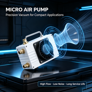 Pompe à vide à micro-diaphragme, mini pompe d'aspiration d'air DC pour instruments médicaux et équipements de laboratoire - Product Image 1