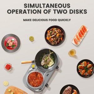 Dsp Electric Cooktop Dual Burner Ceramic Smooth Top Temperature Control Household <b>Stove</b> - Product Image 2