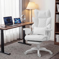 Chaise de jeu personnalisée pas chère, directement de l'usine du fournisseur, accoudoir articulé, base en nylon 90-135 °   Ensemble de bureau inclinable assorti pour étudiants