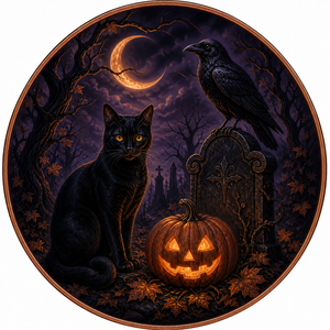 Moneda Conmemorativa de Halloween de Cobre Estampada con Diseño Gótico de Bruja, Esqueleto, Calabaza y Casa Encantada Negra para Coleccionistas - Product Image 4