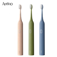 Brosse à dents sonique électrique personnalisable à faible MOQ, style colonne romaine, poignée, blanchiment dentaire adulte, poils moyens - Autonomie de 180 jours